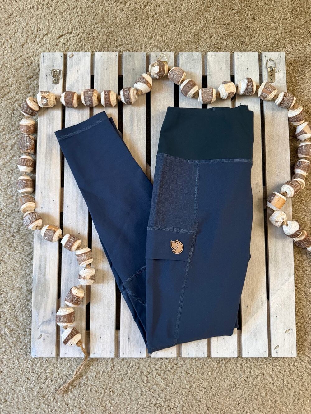 Fjallraven Abisko Trail Tights Blue Leggings